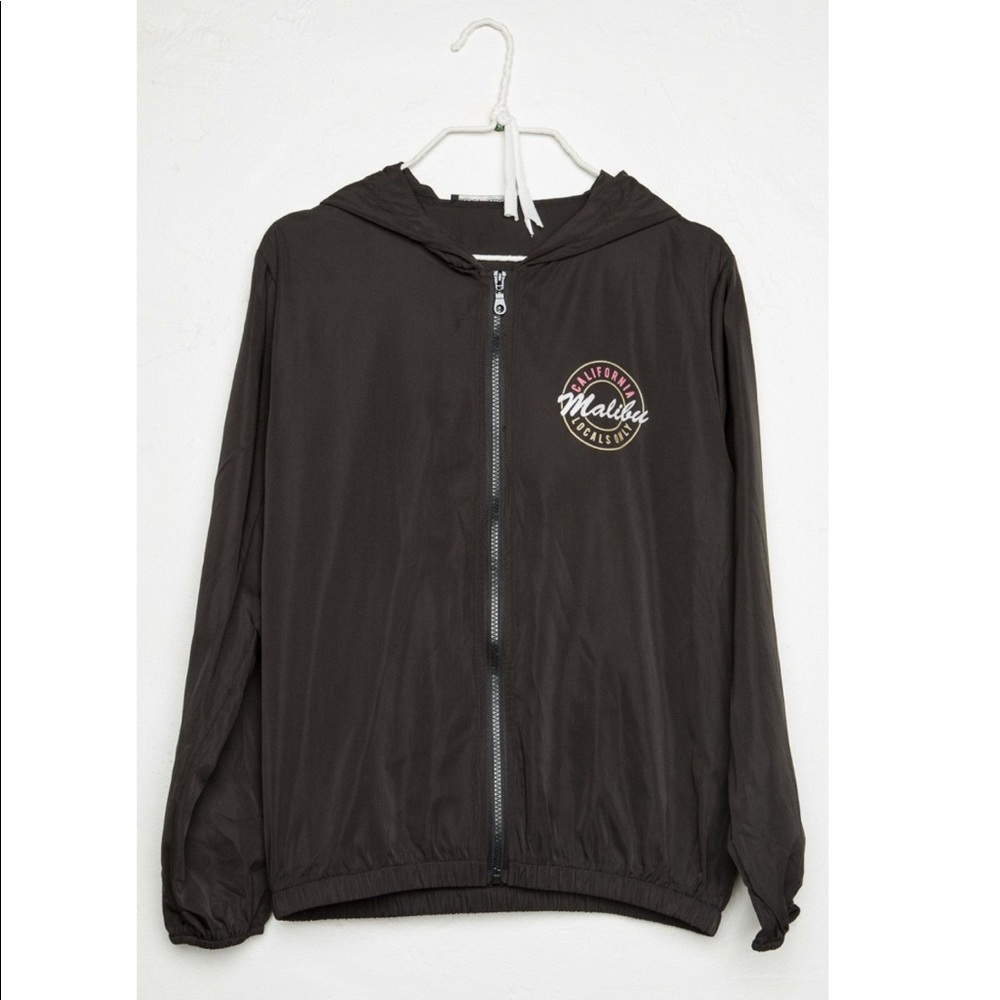Brandy Melville Black Windbreaker